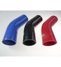 Coude silicone 45° - diamètre intérieur 54 mm - longueur 100 mm