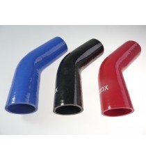 Coude silicone 45° - diamètre intérieur 51 mm - longueur 100 mm