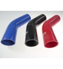 Coude silicone 45° - diamètre intérieur 45 mm - longueur 100 mm