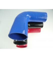 Réducteur silicone 90° - diamètres intérieurs 63-70 mm - longueur 125 mm