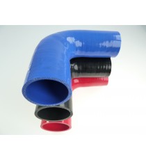 Réducteur silicone 90° - diamètres intérieurs 51-57 mm - longueur 125 mm