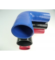 Réducteur silicone 90° - diamètres intérieurs 57-70 mm - longueur 125 mm