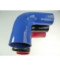 Réducteur silicone 90° - diamètres intérieurs 63-76 mm - longueur 125 mm