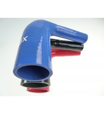 Réducteur silicone 90° - diamètres intérieurs 19-45 mm - longueur 100 mm