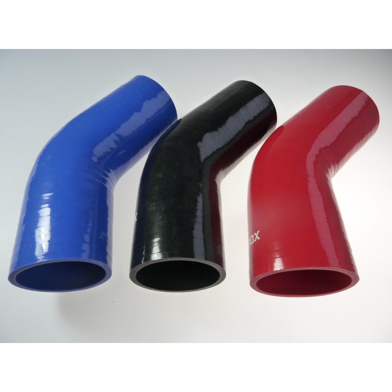 durite silicone coudée 45 degrés