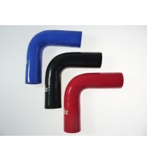Coude silicone 90° - diamètre intérieur 40 mm - longueur 100 mm