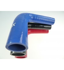Réducteur silicone 90° - diamètres intérieurs 19-38 mm - longueur 100 mm