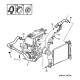 Durite de modine pour 106  Rallye (réf: 1343T5)