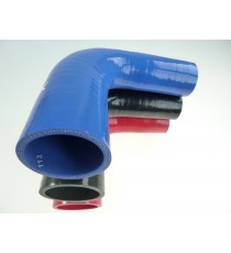 Réducteur silicone 90° - diamètres intérieurs 28-38 mm - longueur 100 mm