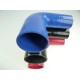 Réducteur silicone 90° - diamètres intérieurs 60-63 mm - longueur 125 mm