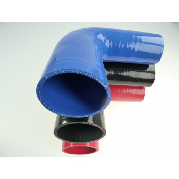 Réducteur silicone 90° - diamètres intérieurs 60-63 mm - longueur 125 mm