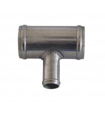 Manchon aluminium soudable avec T de dérivation diamètre extérieur 76 mm longueur 100 mm dérivation 25 mm