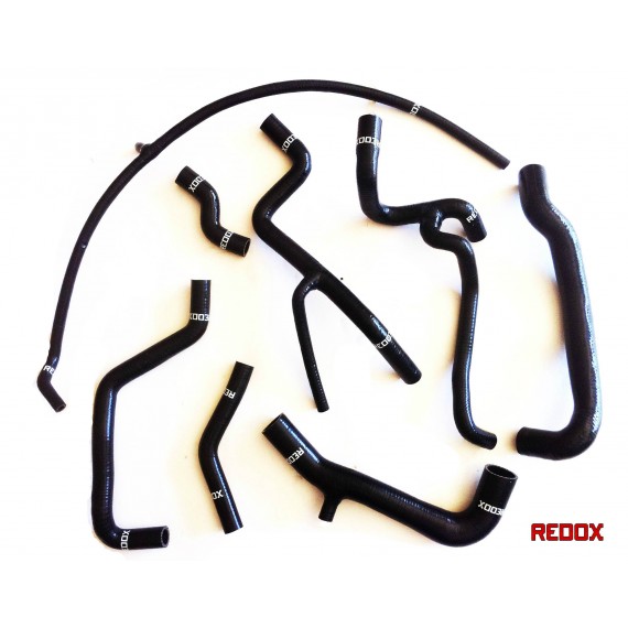 Kit 8 durites silicone refroidissement VOLKSWAGEN Golf 3 VR6 - colliers inclus