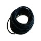 Tuyau dépression silicone noir diamètre intérieur 4 mm - pré-découpé