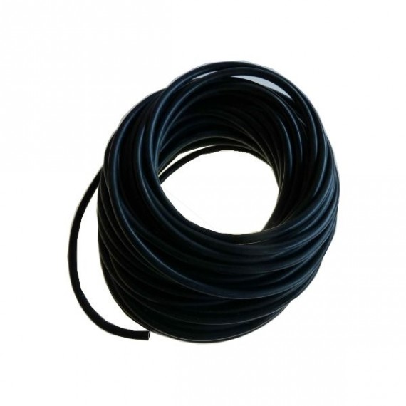 Tuyau dépression silicone noir diamètre intérieur 6 mm - pré-découpé