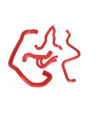 Kit 4 durites eau silicone pour PEUGEOT 106 S16 L4 équipé avec échangeur eau huile modine