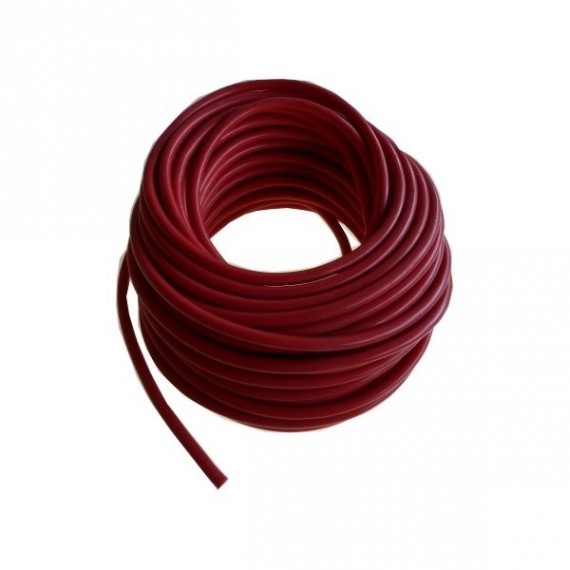 Tuyau dépression ROUGE pré-découpé diamètre intérieur 4mm  silicone VMQ
