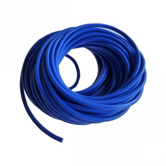 Tuyau dépression silicone bleu diamètre intérieur 6 mm - pré-découpé