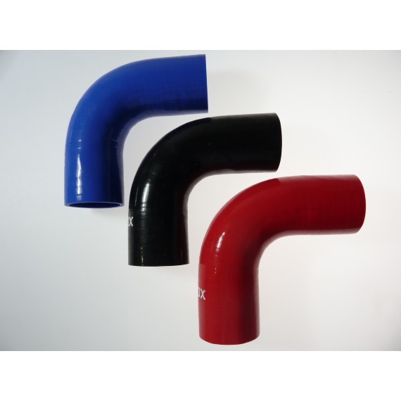 Coude silicone 90° - diamètre intérieur 54 mm - longueur 125 mm