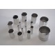 Manchon aluminium soudable diamètre extérieur 54 mm longueur 100 mm