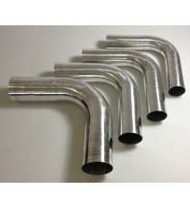 Coude aluminium soudable 90° diamètre extérieur 80 mm longueur 140 mm