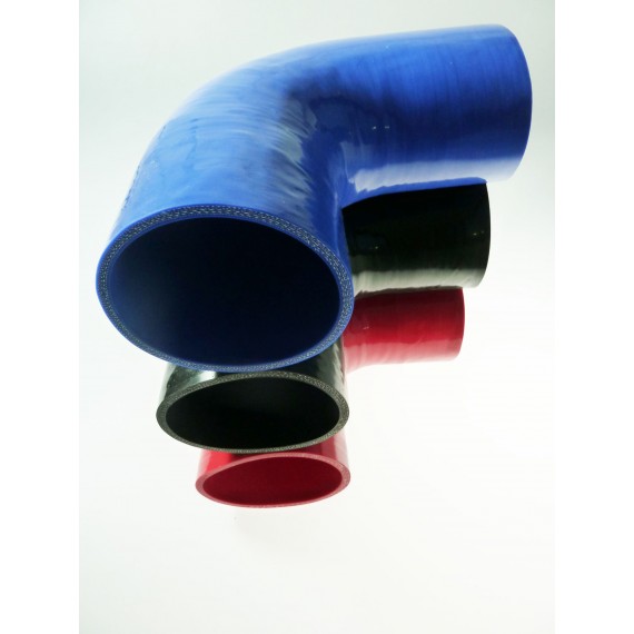 Coude silicone 90° - diamètre intérieur 152 mm - longueur 150 mm