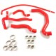 Kit 5 durites eau Peugeot 206 S16 2.0 16V 136 ch EW10J4 sans modine OPR 09492+ — REDOX